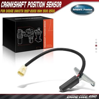 Sensor de posición del cigüeñal para Dodge Dakota 1997-2003 Ram 1500 2500 transmisión manual Foto 1 de 4