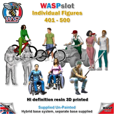 Figuras 401 a 500 - escala 1/32, WASPlot, paisaje, espectador, sin pintar - Imagen 1 de 4