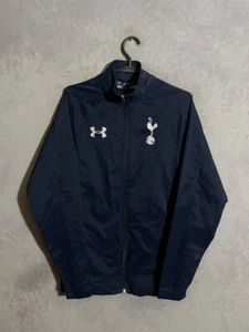 Tottenham Hotspur Training Football Soccer Jacket Under Armour Blue Men Size S - Picture 1 of 9
