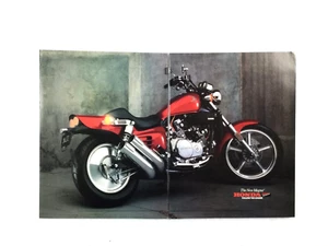 Honda Motorrad 80er Oldtimer DRUCKANZEIGE 2-seitig gespreizt (separat) rot magna - Bild 1 von 4