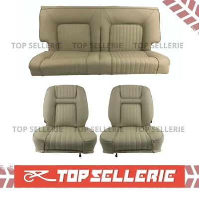 Seat Covers front and Rear bench for Peugeot 504 coupé réf CA0269+0272 - Image 1 of 2