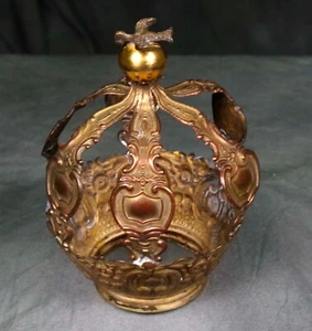 Antigue Silver Portugal Holy Spirit Crown - Picture 1 of 1
