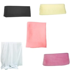 Chiffon Table Runner Overlay Sheer Solid Rustic Tablecloth Cover Wedding Decor - Picture 1 of 9