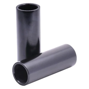 Clavijas de manga cromadas Snafu hexagonales con núcleo de aleación de 100 mm - negras - Imagen 1 de 1