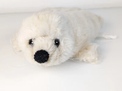 Robbe Heuler ❤️ weiß ca.20cm Plüschtier  Kuscheltier Dressler &Zimmerhackl - Bild 1 von 4