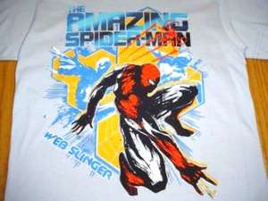 New Spider-Man Grey Cotton T-Shirt Boys Medium 8 Avengers - Picture 1 of 3