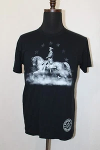 Ranger Up T-Shirt Sz M Black Short Sleeves George Washington Patriotic - Picture 1 of 7