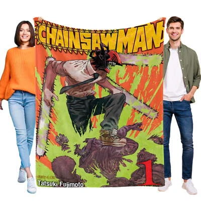 Chainsaw Man Throw Blanket for Kids and Adults Soft and Cozy Blankets Gifts - Image 1 of 4
