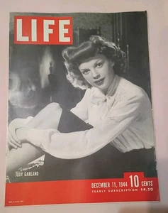 LIFE Magazine December 11, 1944 ~ Judy Garland ~ No Mailing Label ~ L003 - Picture 1 of 2