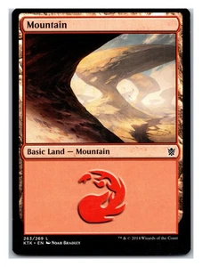 Khans of Tarkir #263 Mountain (263) - Picture 1 of 2
