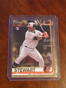 DJ Stewart 1537/2019 Topps Gold Parallel Rookie Rc #580 Baltimore Orioles - Picture 1 of 2