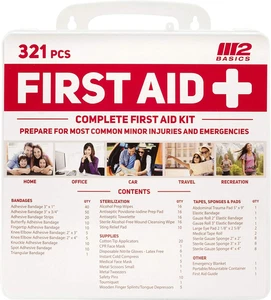 Kit Pronto Soccorso Completo 321 Pezzi | Casa, Aziende, Veicolo, Auto | Ki di Emergenza - Foto 1 di 12