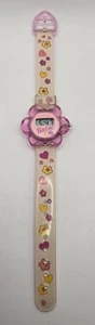 Vintage 1997 Mattel Barbie Flower LCD Digital Girls' Watch w/Flower Band *WORKS* - Picture 1 of 8