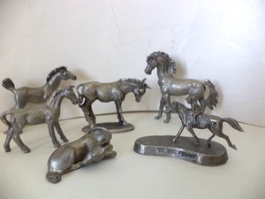Miniatur Zinn Pferde - 1-1987 HUDSON, 1- 1999 SPOONTIQUES, 2 SIND 1960C.A.T., - Bild 1 von 5