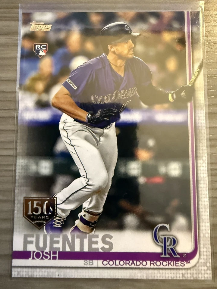 2019 Topps Update Series - Josh Fuentes #US294 150th Anniversary (RC) - Image 1 of 2