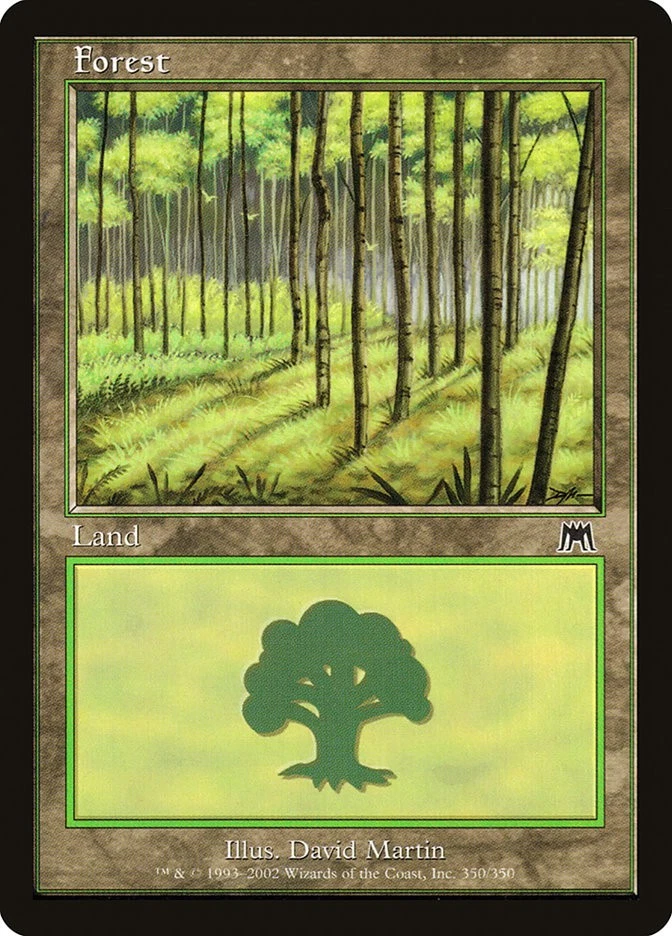 MTG Forest (#350) - Onslaught #350 - Image 1 of 1