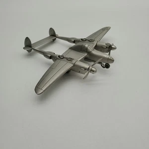 Lockheed Lightning Danbury Mint Pewter Figurine - Picture 1 of 9