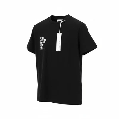 Camiseta para hombre JOHN RICHMOND M negra con logotipo estampado de tripulación manga corta todas las estaciones Foto 1 de 4