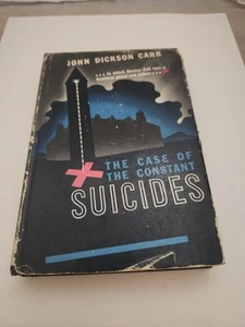 THE CASE OF THE CONSTANT SUICIDES by John Dickson Carr 1946 1st Edition W/DJ - Picture 1 of 10