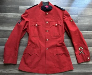 Vintage Royal Canadian Mountain Police Jacke Uniform siehe Maße Mantel - Bild 1 von 12