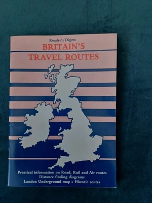 Vintage Reader’s Digest Britain’s Travel Routes Guide – Retro Map Book - Image 1 of 2