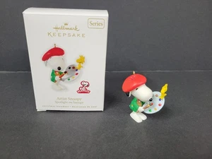 2010 Hallmark Christmas Ornament Artist Snoopy Spotlight on Snoopy #13 Peanuts - Picture 1 of 3