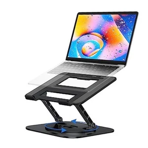 Soporte para computadora portátil para escritorio, elevador ergonómico Negro - - Picture 1 of 7