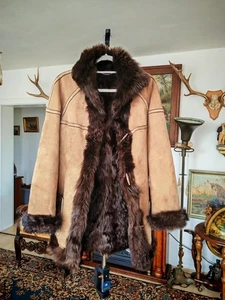 Vintage Penny Lane Afghan Coat Mantel 40-42 Hippie Boho Original 60er /70er - Bild 1 von 13