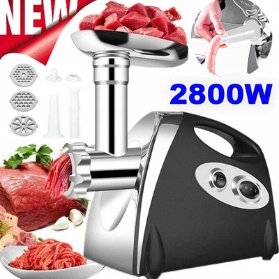 Elektrischer Fleischwolf Spritzgebäck Fleisch Wolf Wurstmaschine Zerkleinerer DE - Bild 1 von 4