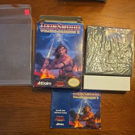 Iron Sword Wizards & Warriors II 2 Nintendo Nes completo CIB