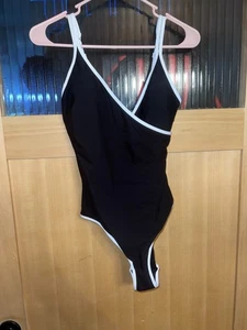 Sea Level Swim Black And White One Piece Swimsuit - NWT - Picture 1 of 5