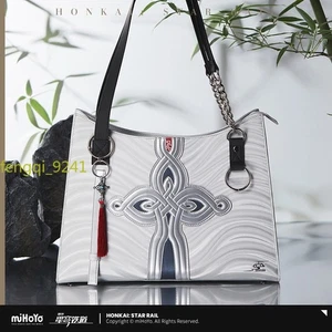 Borsa a tracolla ufficiale Honkai: Star Rail Feixiao tote bag borsetta con portachiavi - Foto 1 di 15