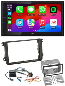 JVC Bluetooth 2DIN MP3 DAB USB Autoradio für VW Caddy Golf 5 6 Jetta ab 2003 - Bild 1 von 10