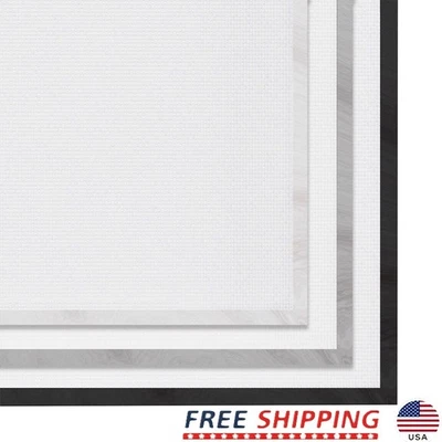 Framed Giclee Textured Wall Art Brush Stroke Finish Ready to Hang Home Decor New Foto 1 de 4