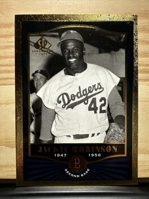 2001 SP Legendary Cuts Jackie Robinson #29 upper deck dodgers - Image 1 of 2