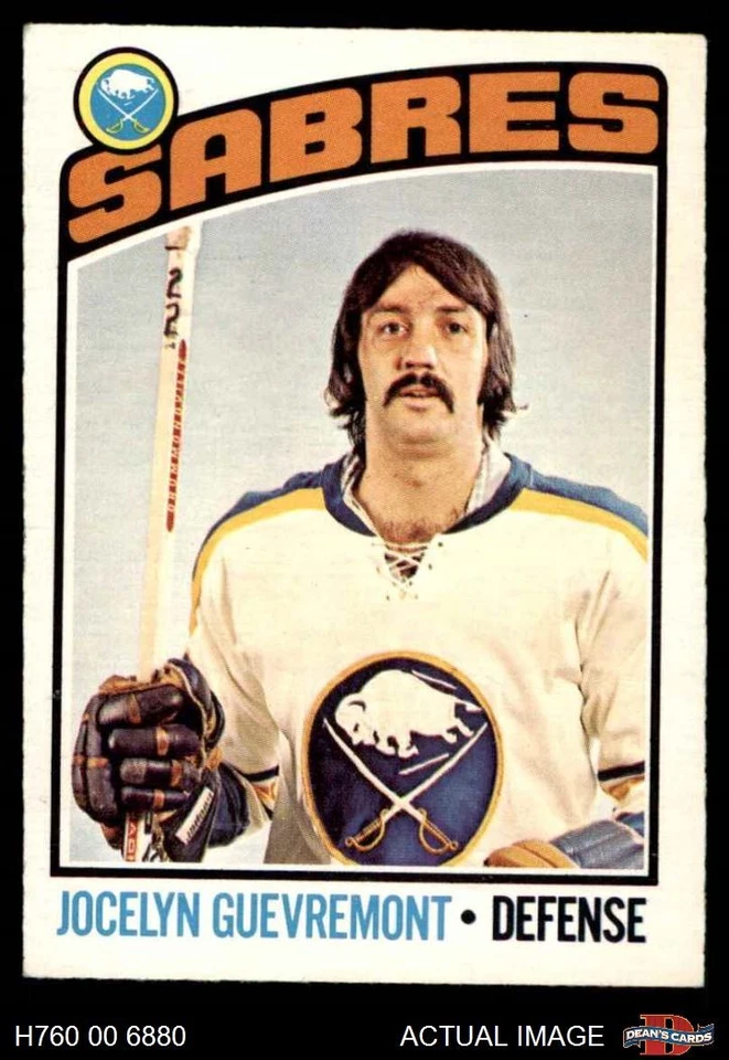 1976 O-Pee-Chee NHL #108 Jocelyn Guevremont Sabres 4 - VG/EX - Image 1 of 1