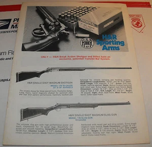 HARRINGTON RICHARDSON SPORTING ARMS CATALOG 1970'S OR 1980'S - Picture 1 of 1