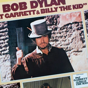 RARE COVER 1973 OG BOB DYLAN PAT GARRETT BILLY THE KID VINYL LP POSTER EX+ - Picture 1 of 9