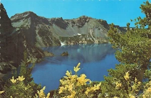 Postcard Phantom Ship, Crater Lake, Oregon - Picture 1 of 2