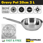 Professional Stainless Steel 21/0 Frying Pan Gravy Pot Saucepan Cookware Set
