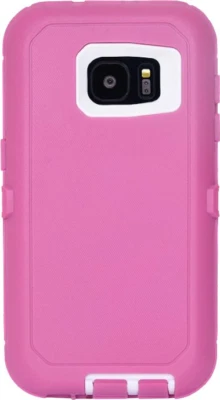 Phone Case Hybrid Shockproof Defender Cover For Samsung Galaxy S7 Pink - Image 1 of 2