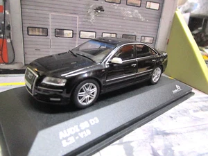 AUDI A8 S8 D3 Quattro sedán negro 2002-2009 Solido 1:43 - Imagen 1 de 4