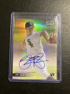 2021 Stadium Club Chrome Zack Burdi Rookie RC Auto Autograph #SCCAV-ZB CWS MT - Image 1 of 2