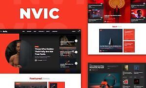 New ListingNvic – Blog and Magazine HTML Template