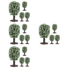  16 Stck. Miniatur Straßenbäume Modelle Miniatur Landschaft Bäume