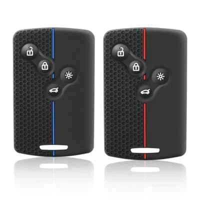 Silicone Key Case for Renault Megane 2 3 Scenic Laguna Clio Captur Duster Logan - Image 1 of 4