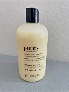 Philosophy Purity Made Simple One-Step Facial Cleanser 472ml / 16 oz -New Sealed - Picture 1 of 4