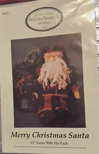 DeCuyper Trading Co. Muster #141 Frohe Weihnachten Weihnachtsmann 12 Zoll mit seiner Packung ungeschnitten - Bild 1 von 3