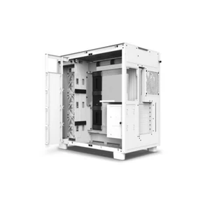 NZXT H9 Flow Dual-Chamber ATX Mid-Tower PC Gaming Case Tempered Glass Front - Afbeelding 1 van 6