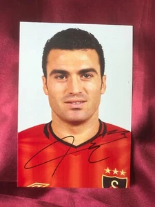 Autógrafo HAKAN ÜNSAL-33 Tapas TURCA-firmado a mano EN PERSONA-Ex-Galatasaray - Imagen 1 de 1